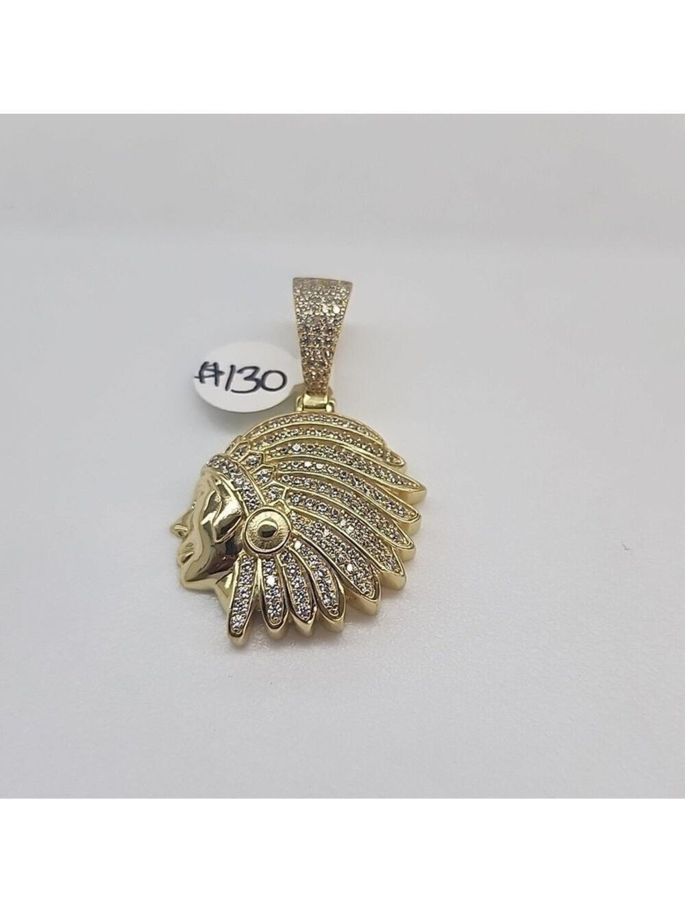 Native American-Inspired Pendant in 925 Sterling Silver – Brand New